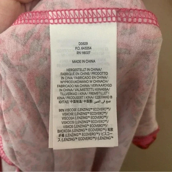 Boden Yoke Detail Jersey Mini Dress in Pink and Red Size 10 NWT New - Picture 16 of 16